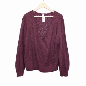 NWT Old Navy Burgundy V-Neck Sweater